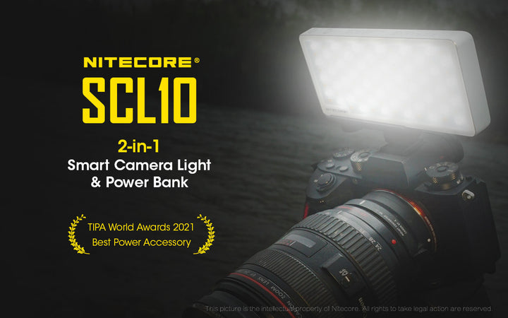 SCL10 - 2-in-1 Smart Camera Light & Power Bank