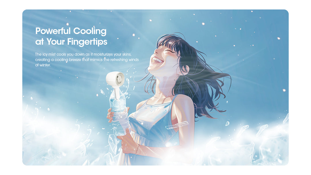 izzCool 10 Pro - Handheld Air Conditioner Fan (4,000mAh)