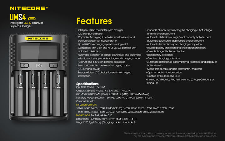 UMS4 Charger - 3A