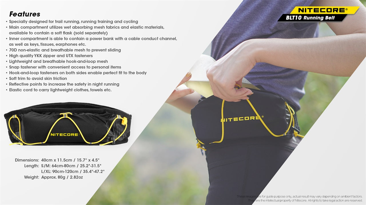 Elastic on sale running belt